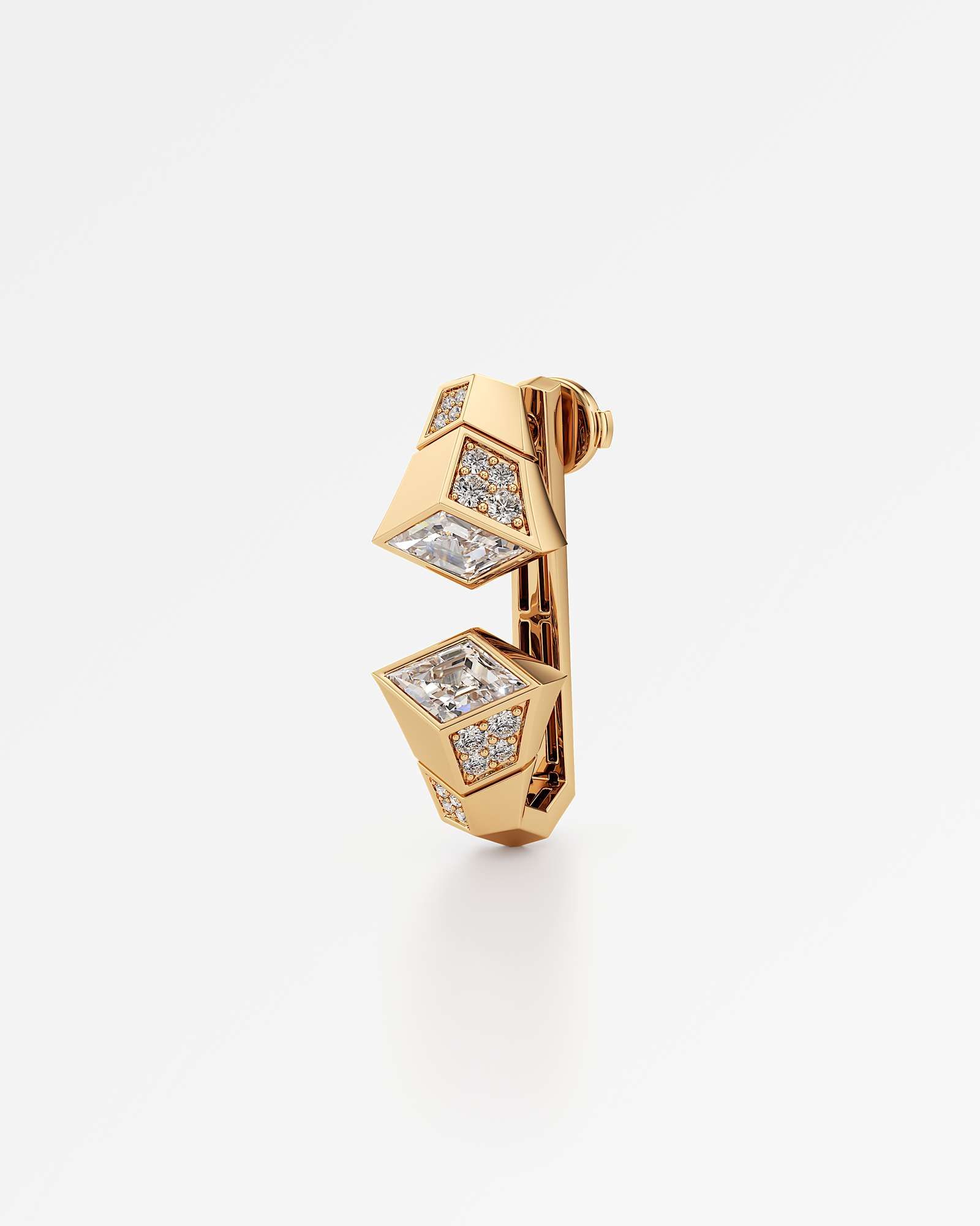 AM To Beyond Overture Diamond Earrings, in 14K Yellow Gold (2.68 ctw)