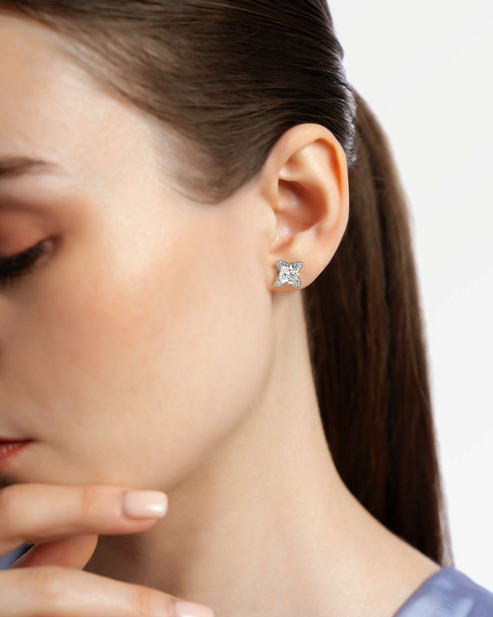 Etera Diamond Stud Earrings