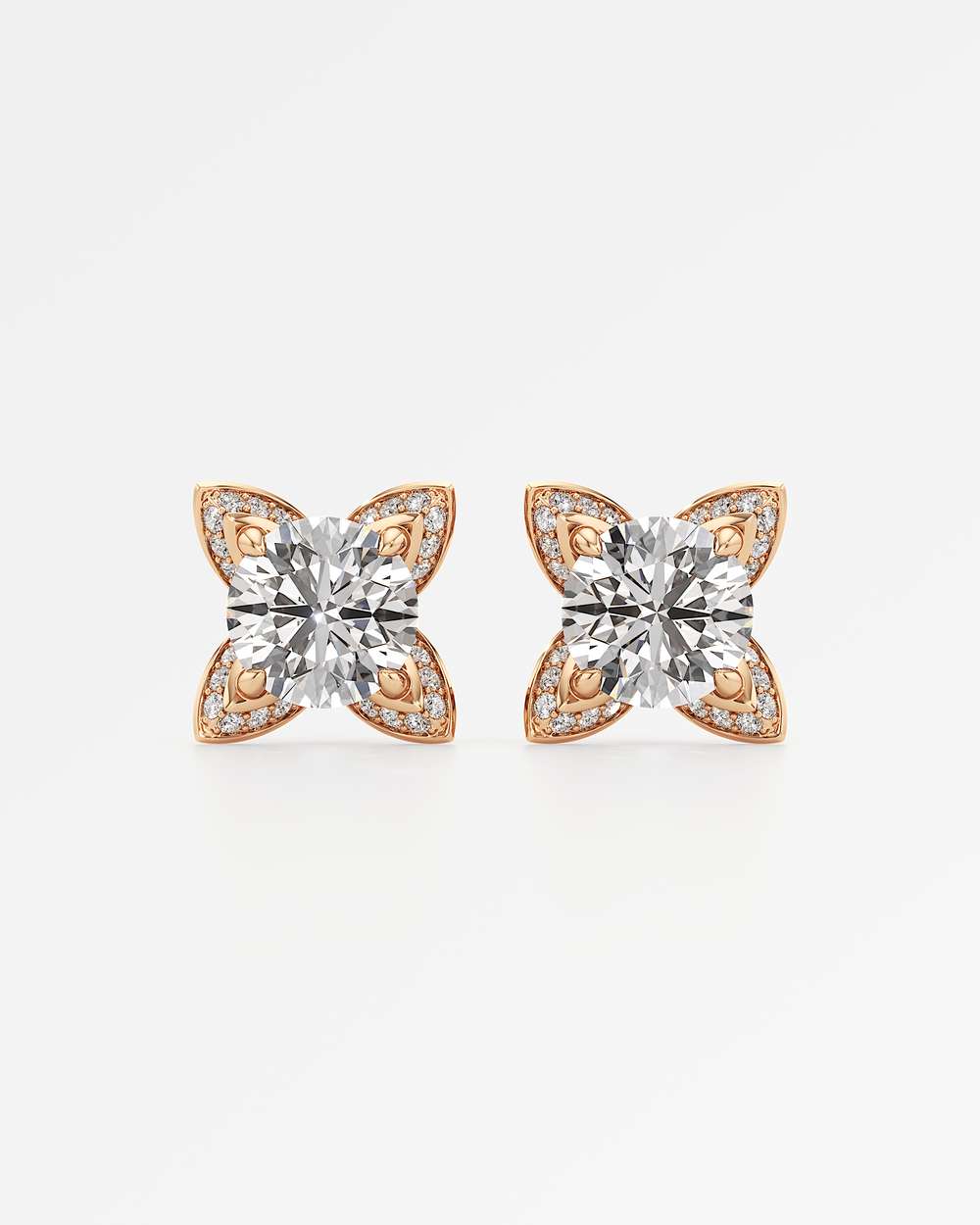 Etera Diamond Stud Earrings