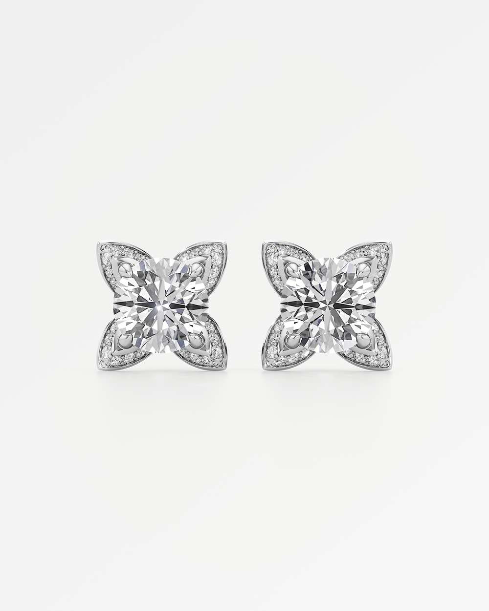 Etera Diamond Stud Earrings