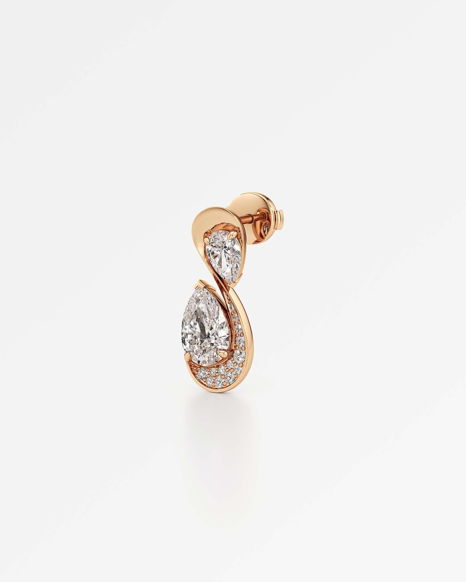 You Zephyr Diamond Earrings, in 14K Rose Gold (2.17 ctw)