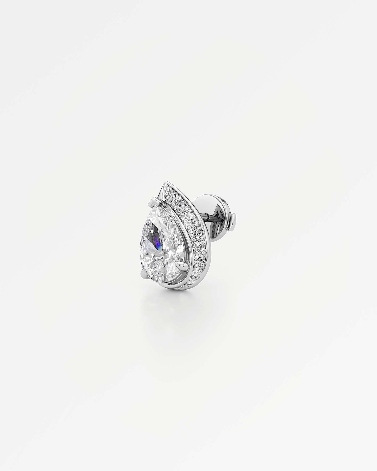 You Dewdrops Diamond Stud Earrings, in 14K White Gold (1.98 ctw)