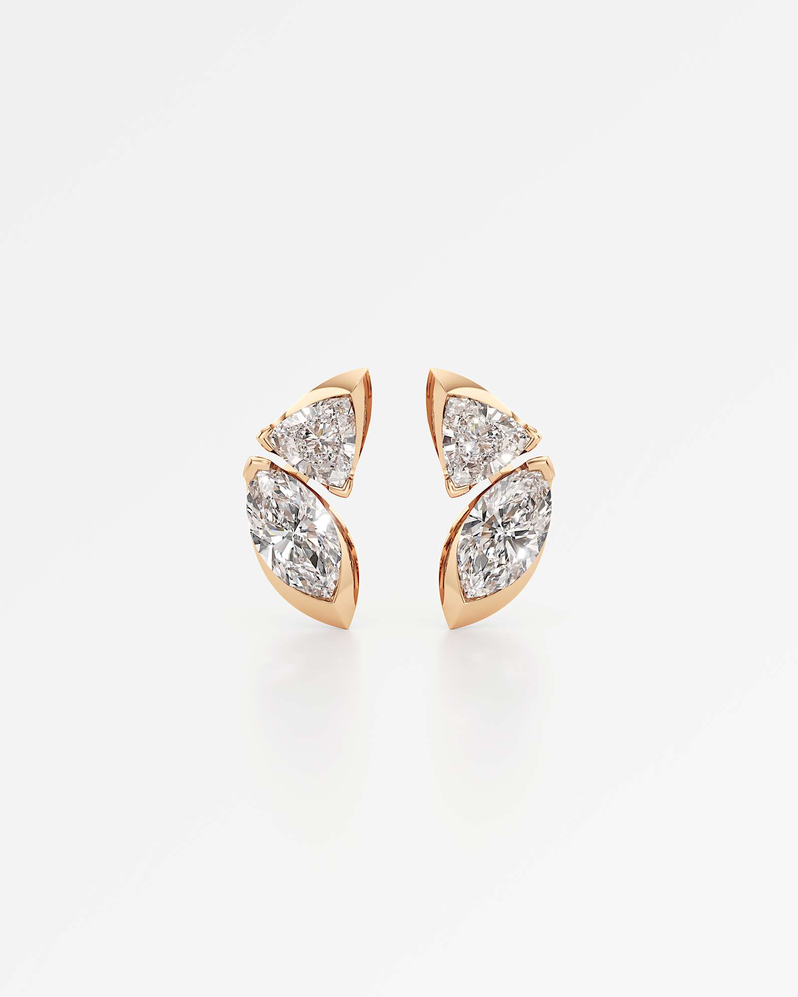 Levé Diamond Stud Earrings