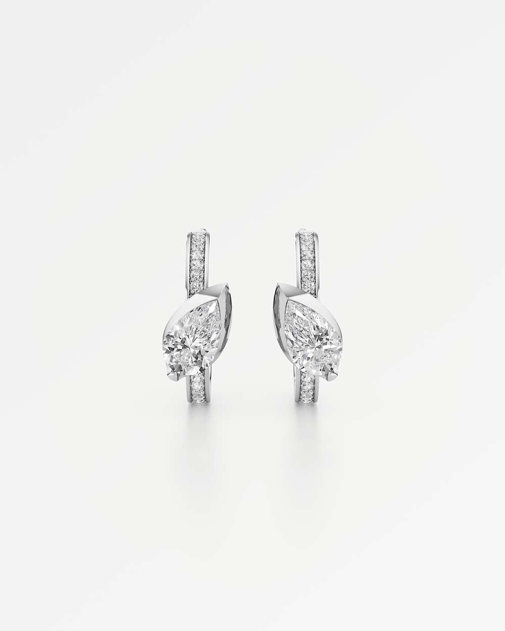 Ridaris Diamond Hoop Earrings