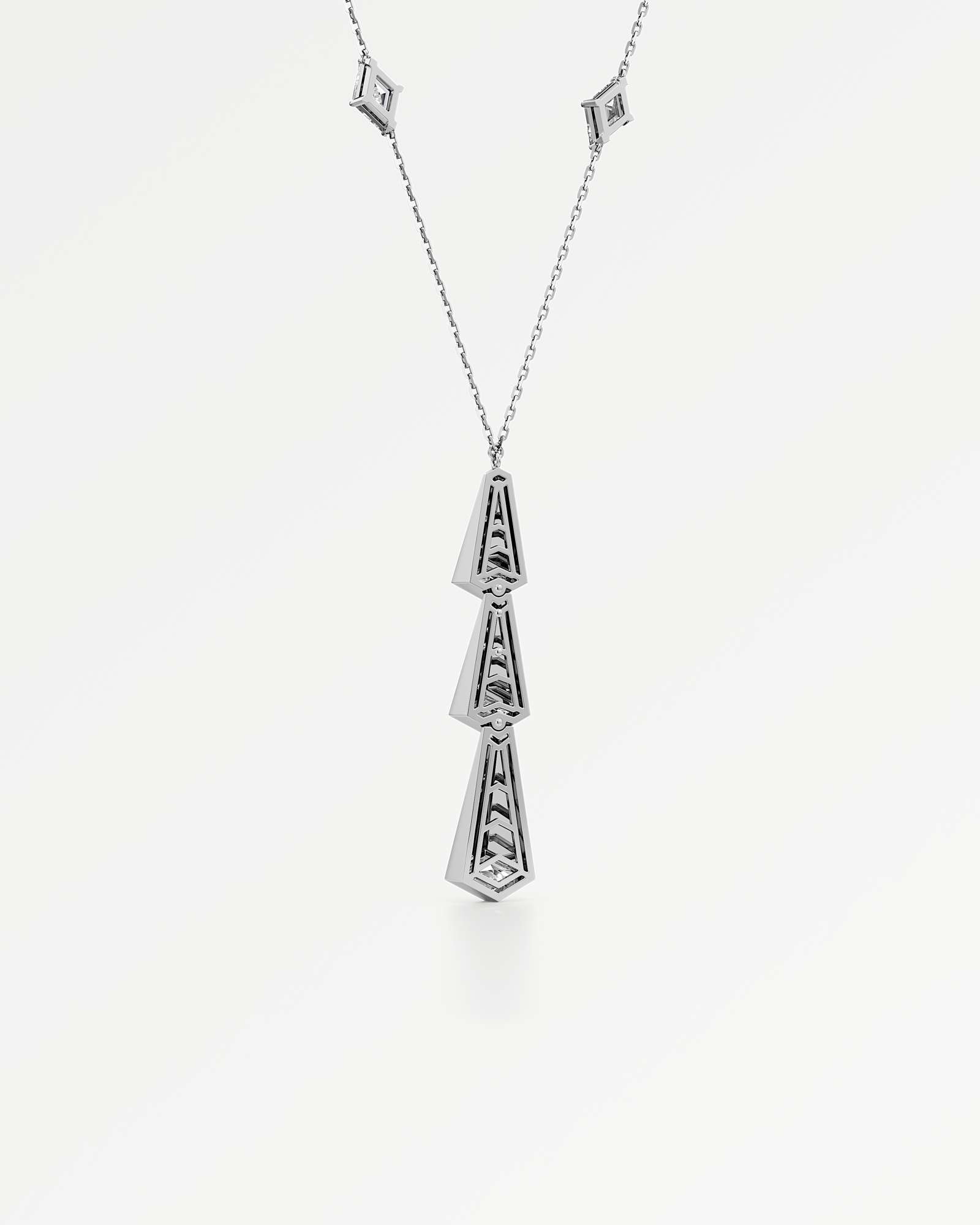 AM To Beyond Trelaris Diamond Necklace, in 14K White Gold (3.56 ctw)