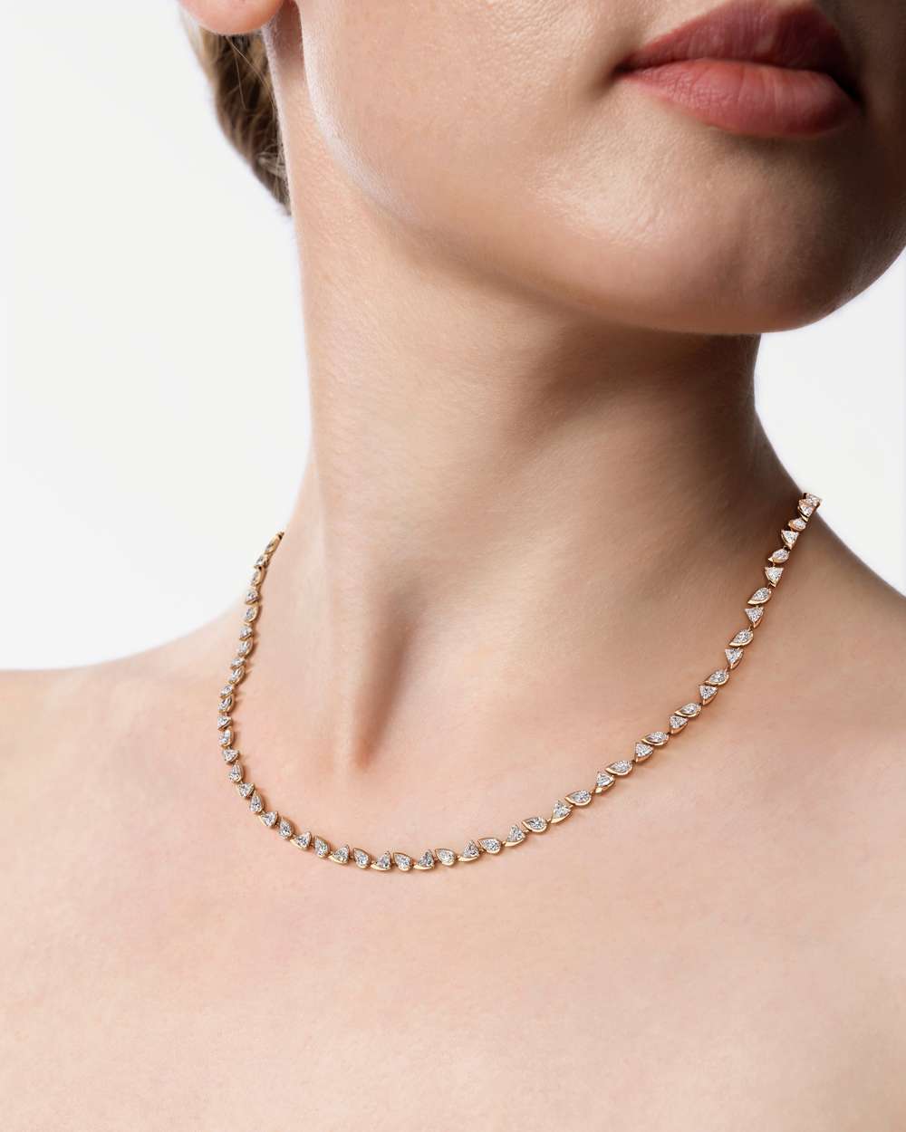 PINNACLE Averis Diamond Tennis Necklace