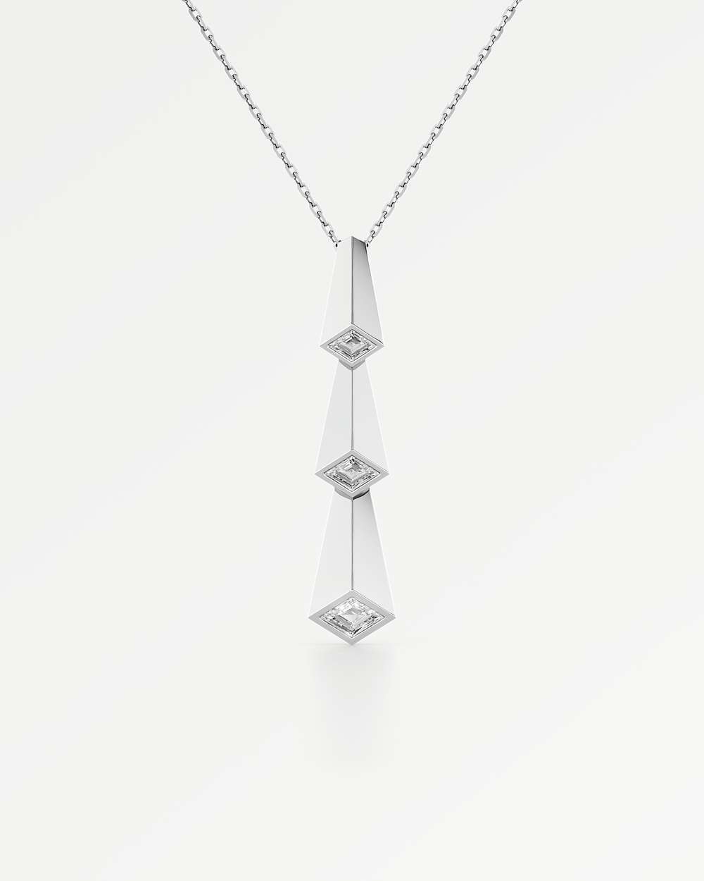 AM TO BEYOND Trelis Diamond Pendant