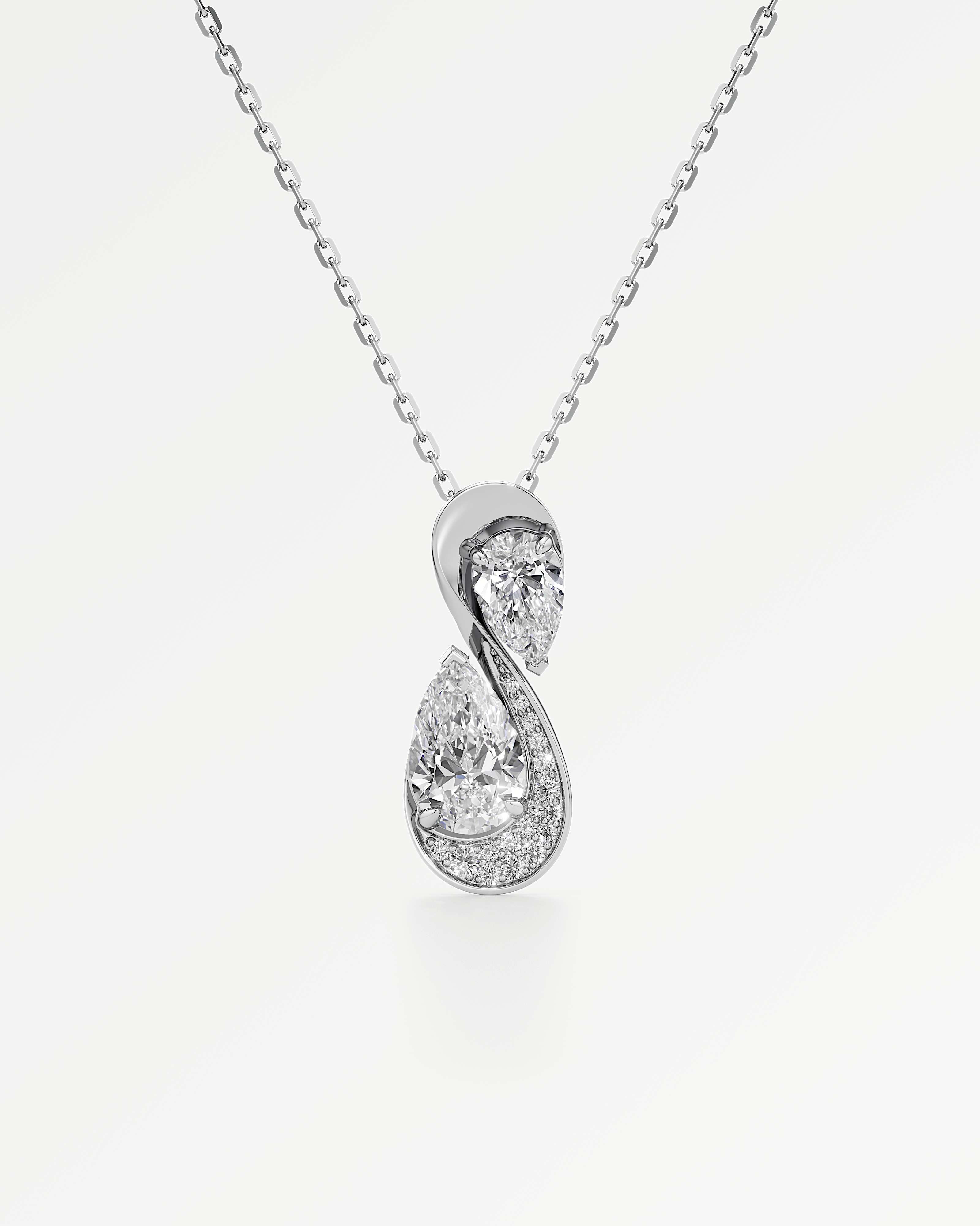 You Zephyr Diamond Pendant, in 14K White Gold (1.61 ctw)