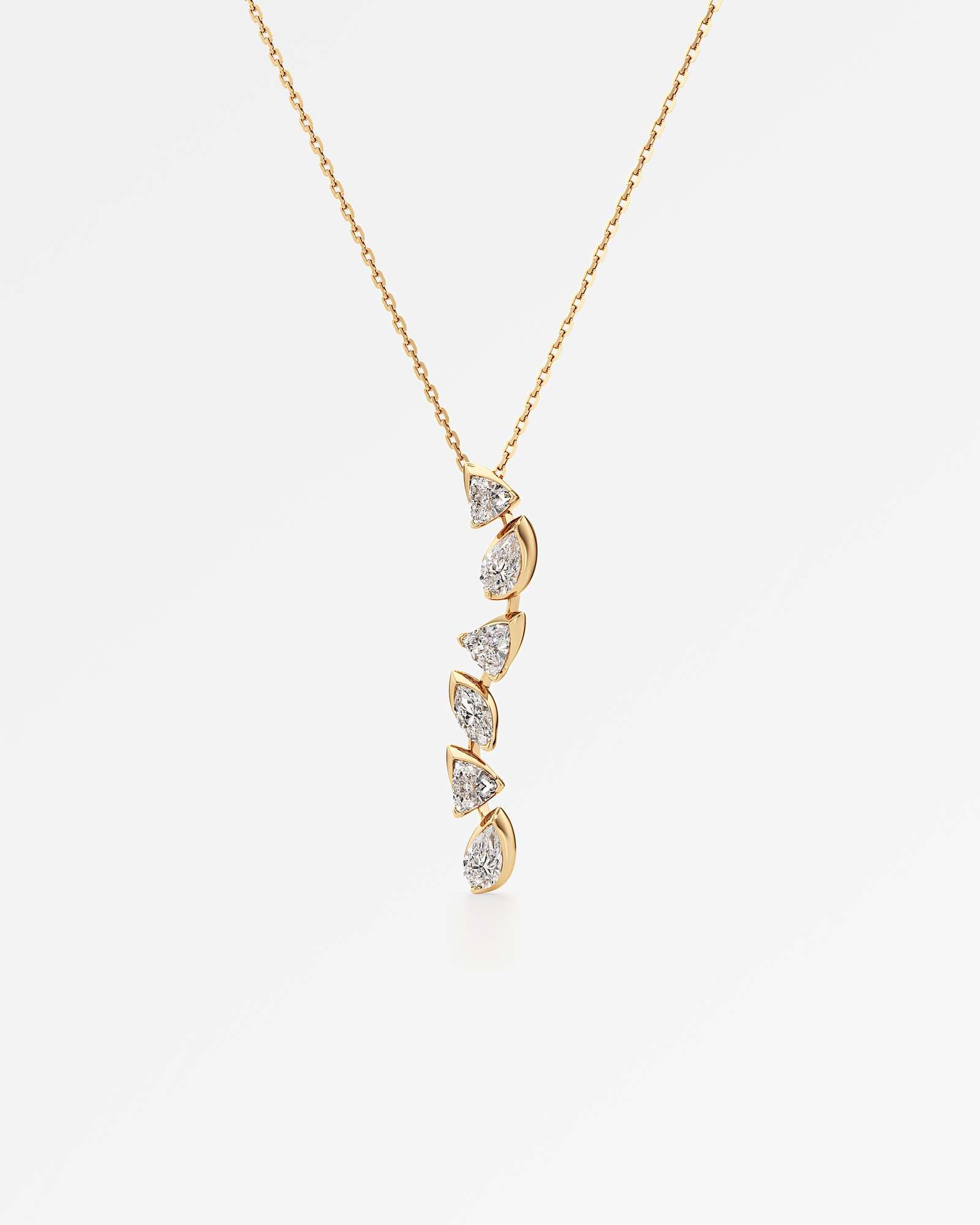 Pinnacle Vettaire Diamond Pendant, In 14K Yellow Gold (1.42 ctw)