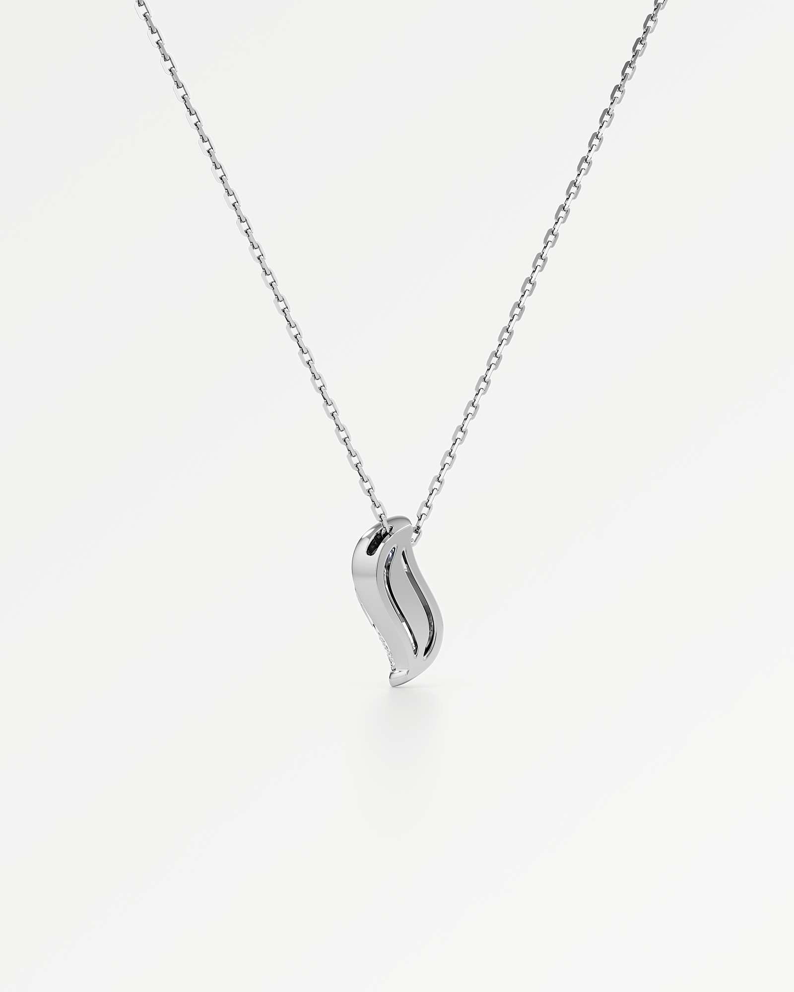 Glimmer Faléa Diamond Pendant, In 14K White Gold (2.00 ctw)