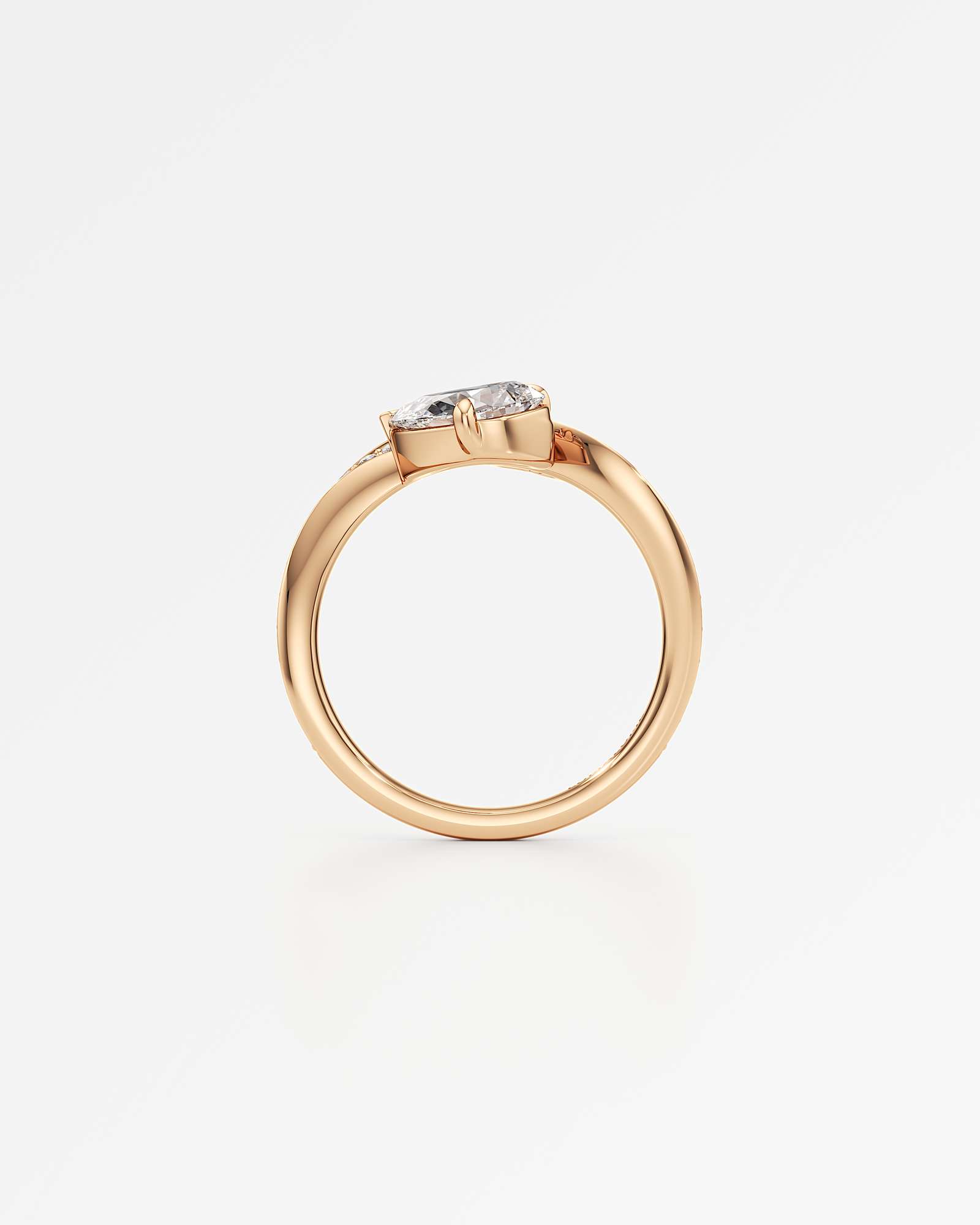 You Lianes Diamond Ring, in 14K Rose Gold (1.85 ctw)