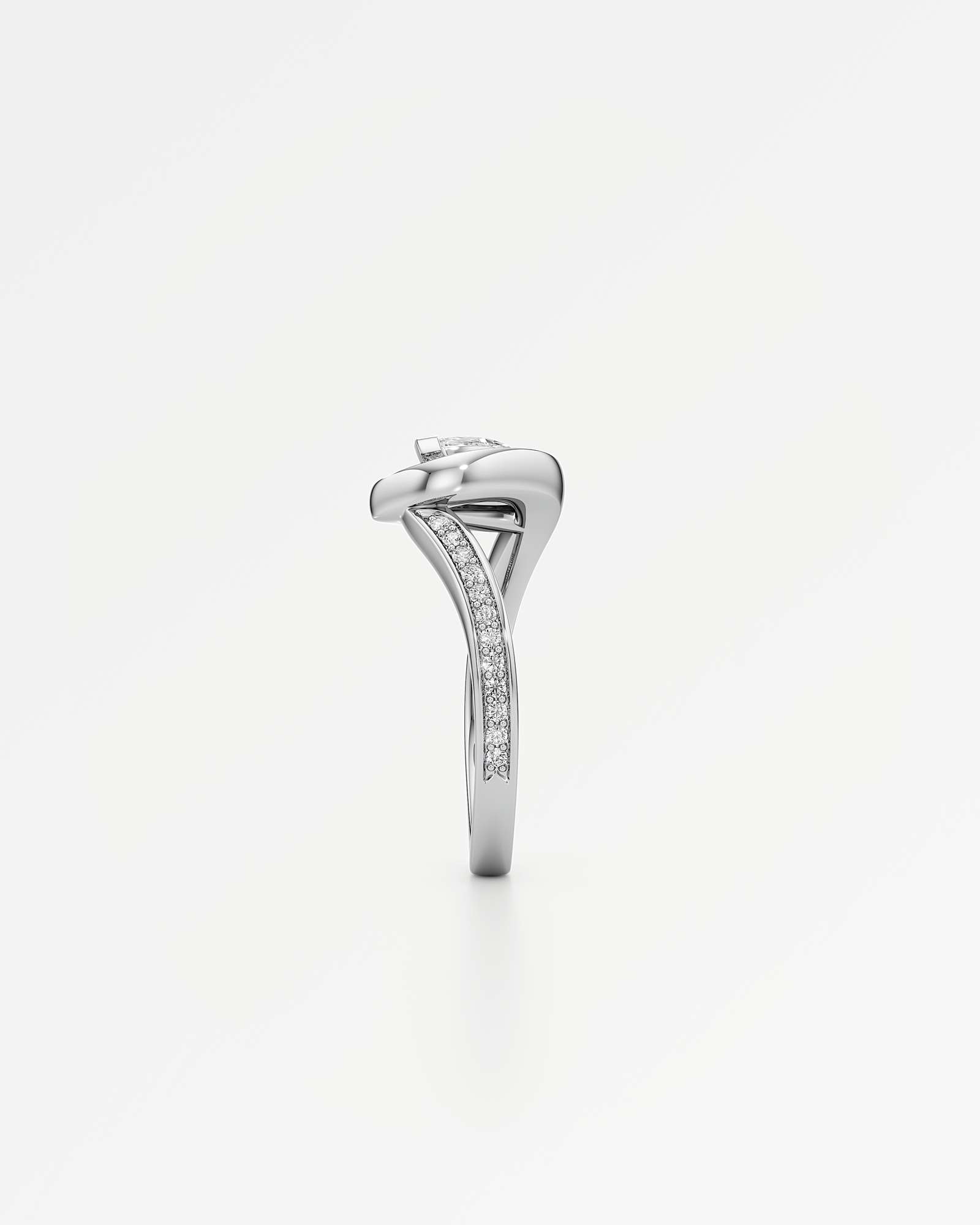You Âme Diamond Engagement Ring, in 14K White Gold (0.84 ctw)