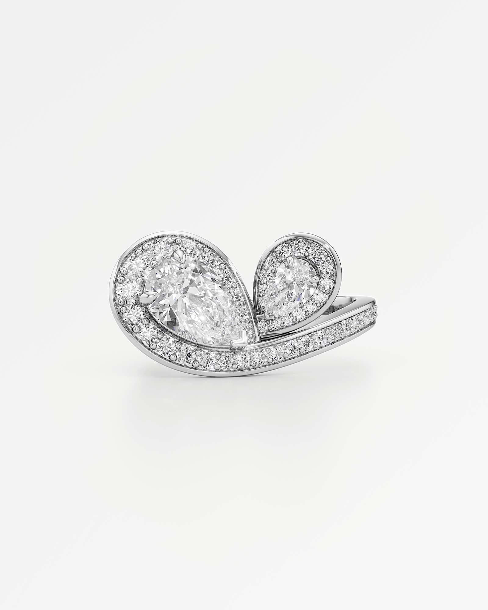You Sarabande Diamond Ring, in 14K White Gold (1.86 ctw)