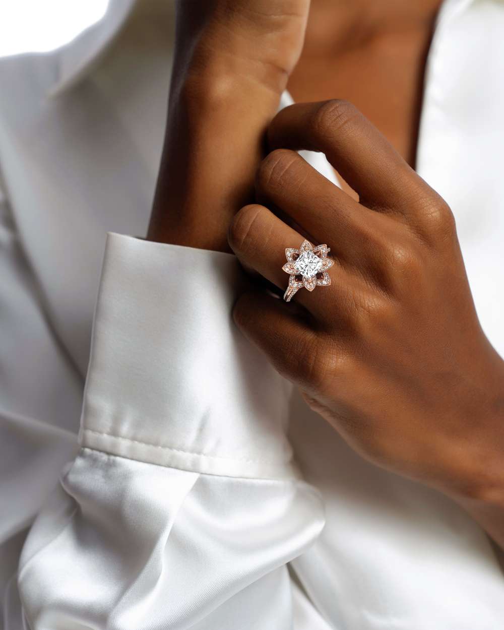 Etherea Diamond Engagement Ring