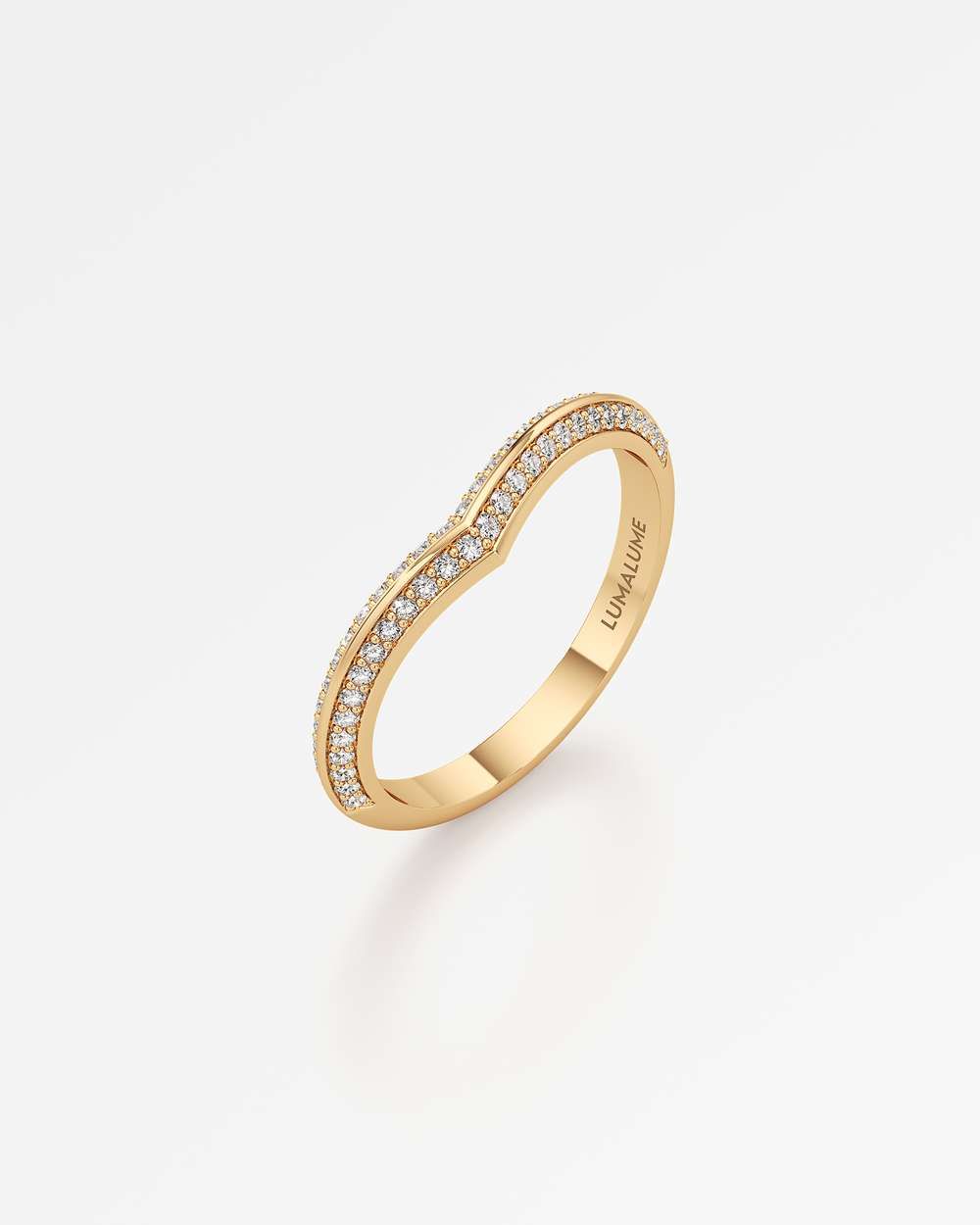 Vita Pavé Diamond Wedding Band