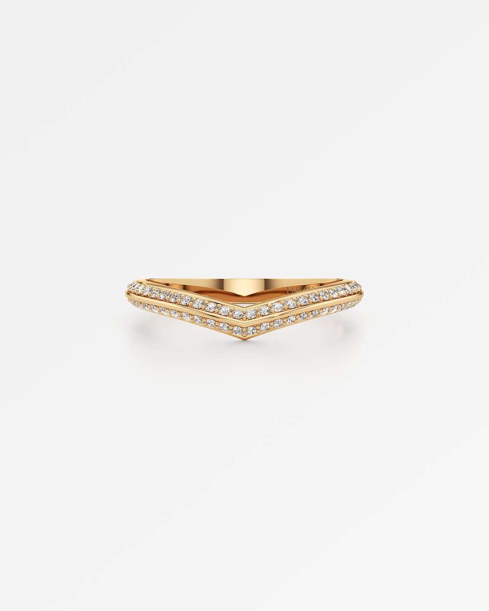 Vita Pavé Diamond Wedding Band