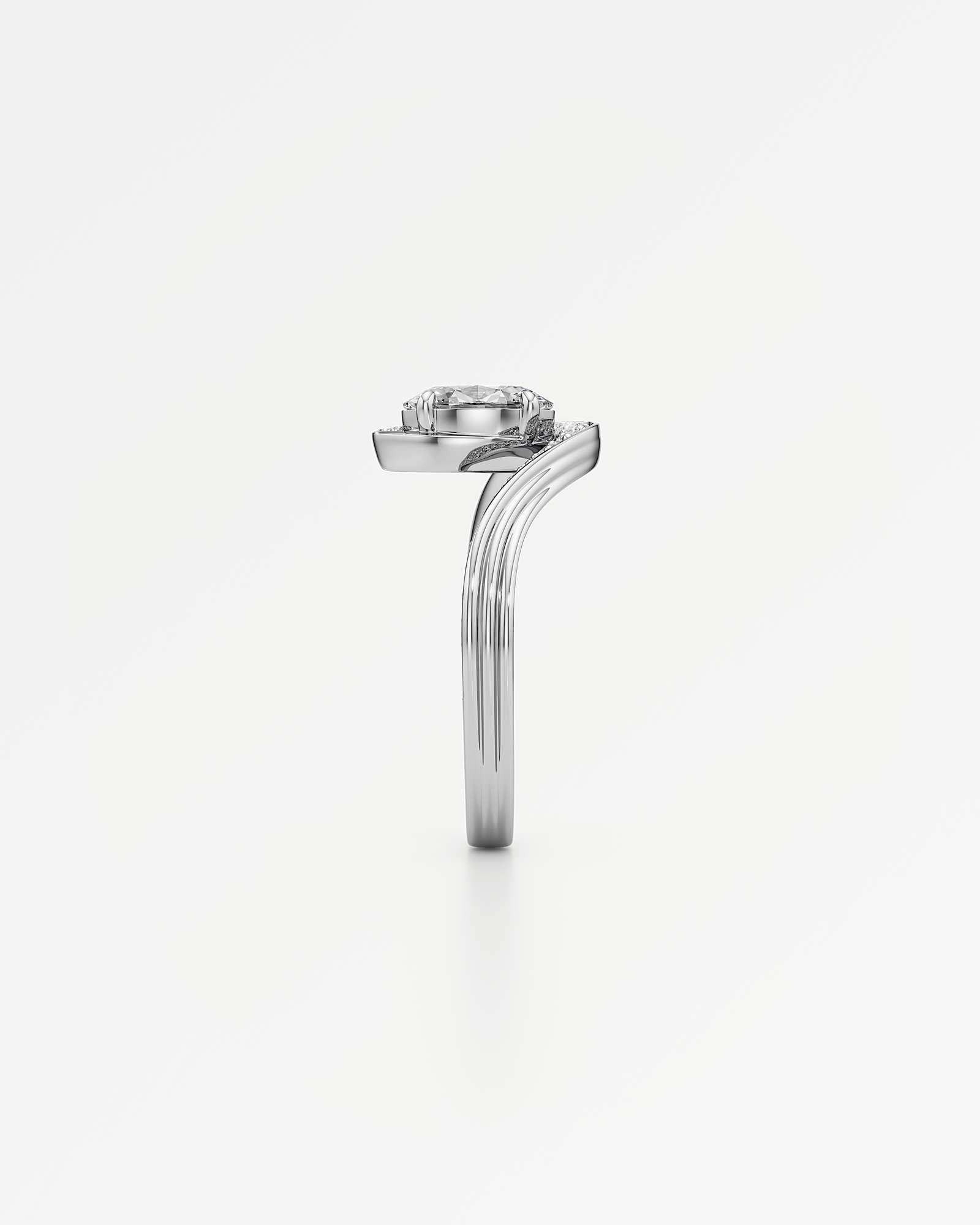 You Renouveau Diamond Engagement Ring, in 14K White Gold (1.23 ctw)