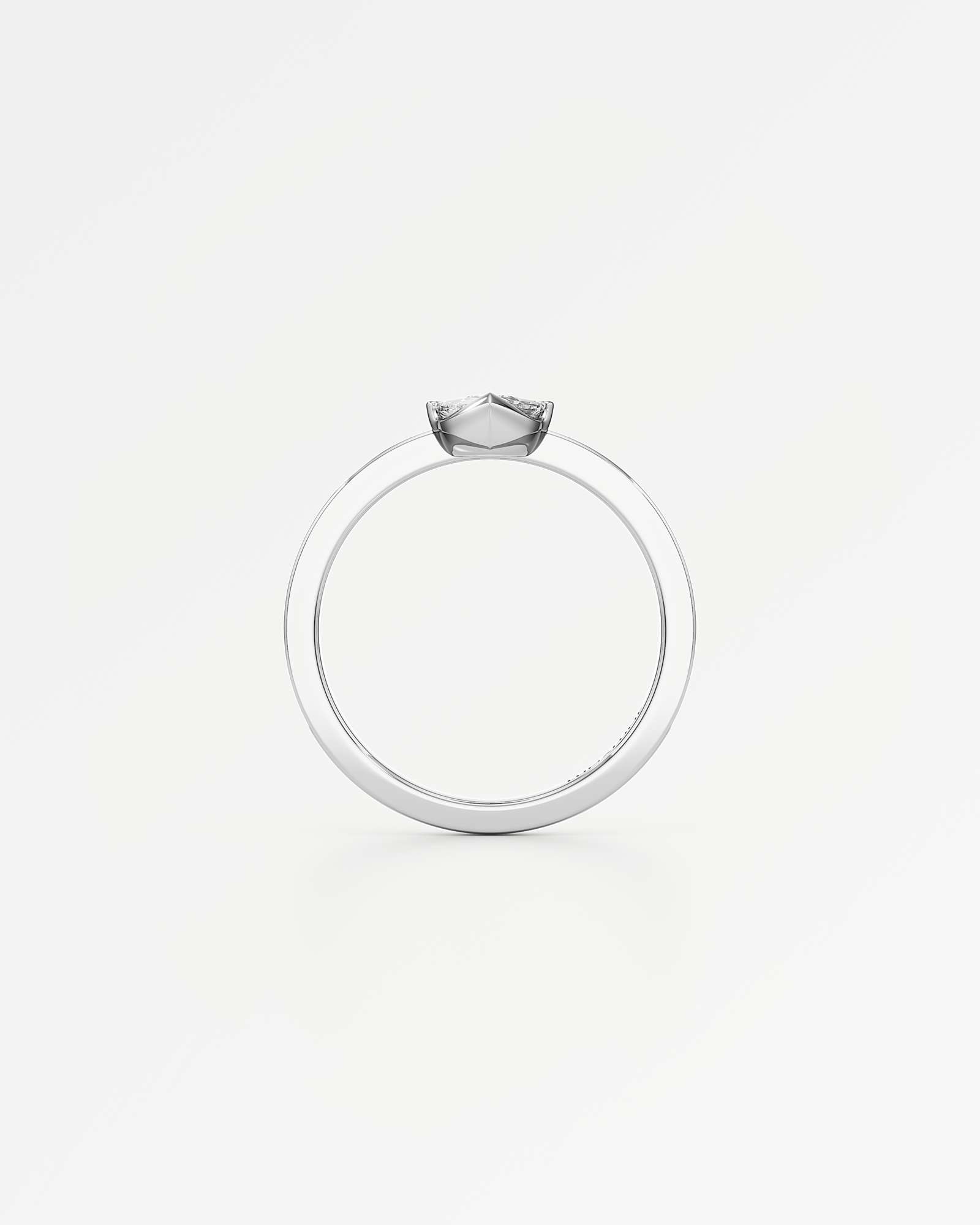 Pinnacle Valeris Diamond Ring, In 14K White Gold (1.01 ctw)