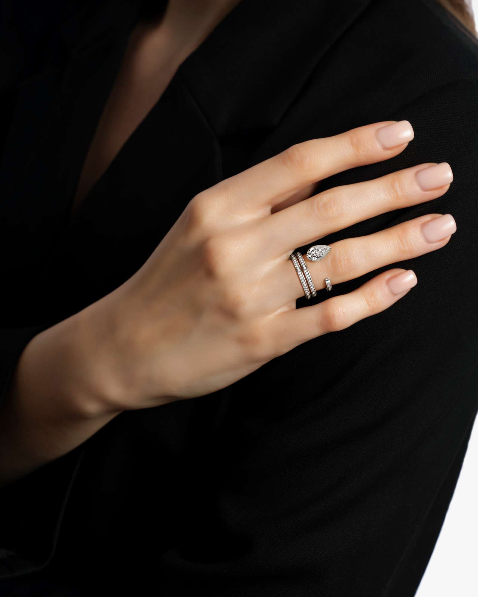 Pinnacle Apecia Diamond Ring, In 14K White Gold (1.20 ctw)