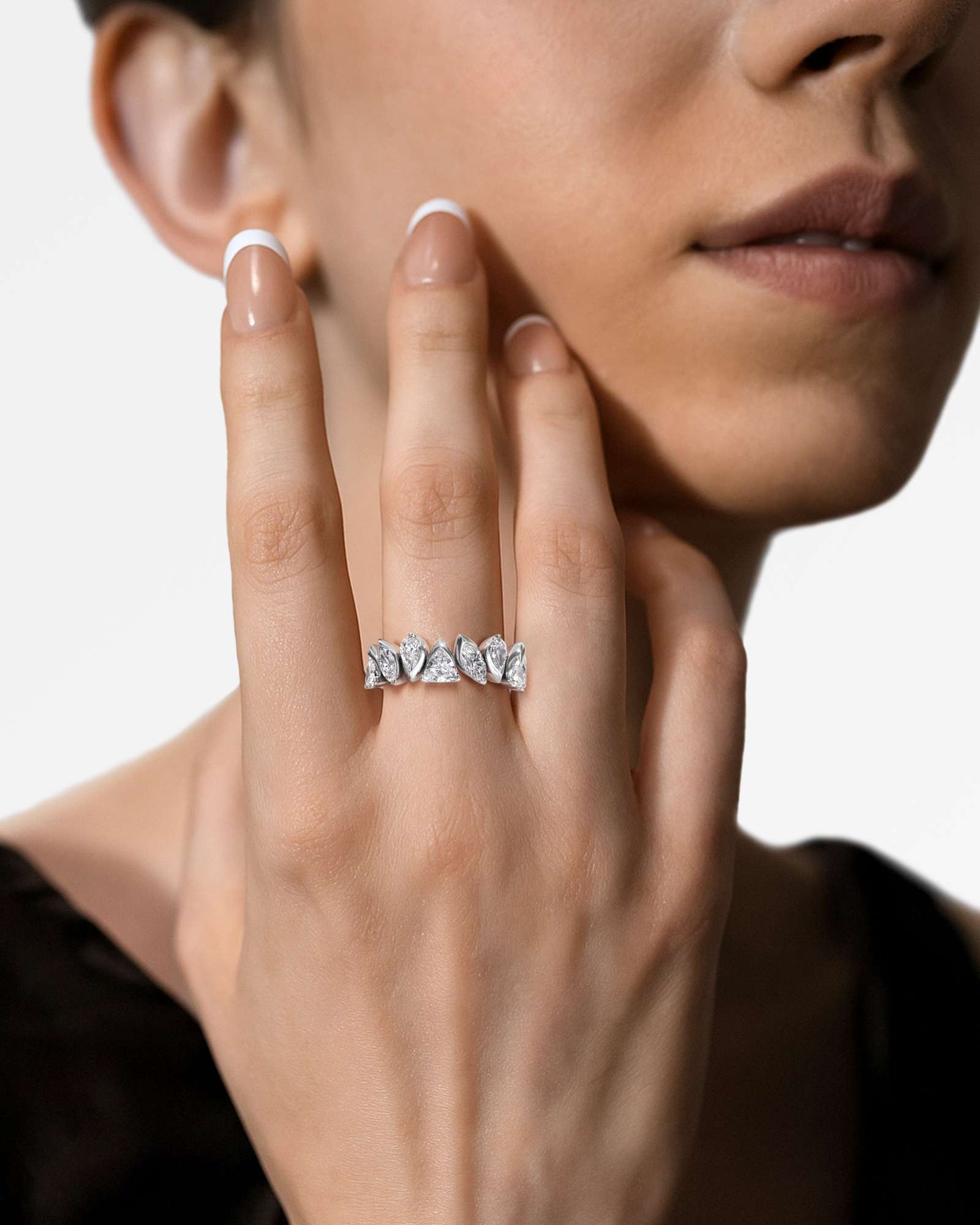 Pinnacle Rochenne Diamond Ring, In 14K White Gold (1.58 ctw)