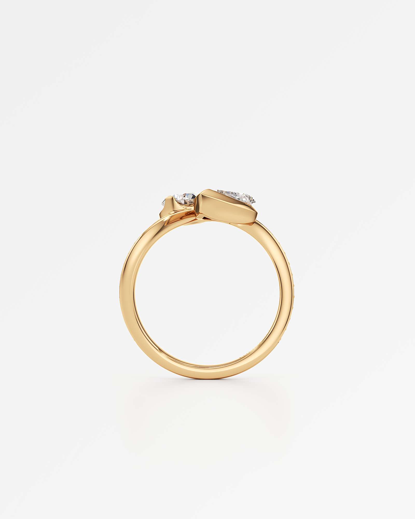 Pinnacle Serryn Diamond Ring, In 14K Yellow Gold (1.80 ctw)