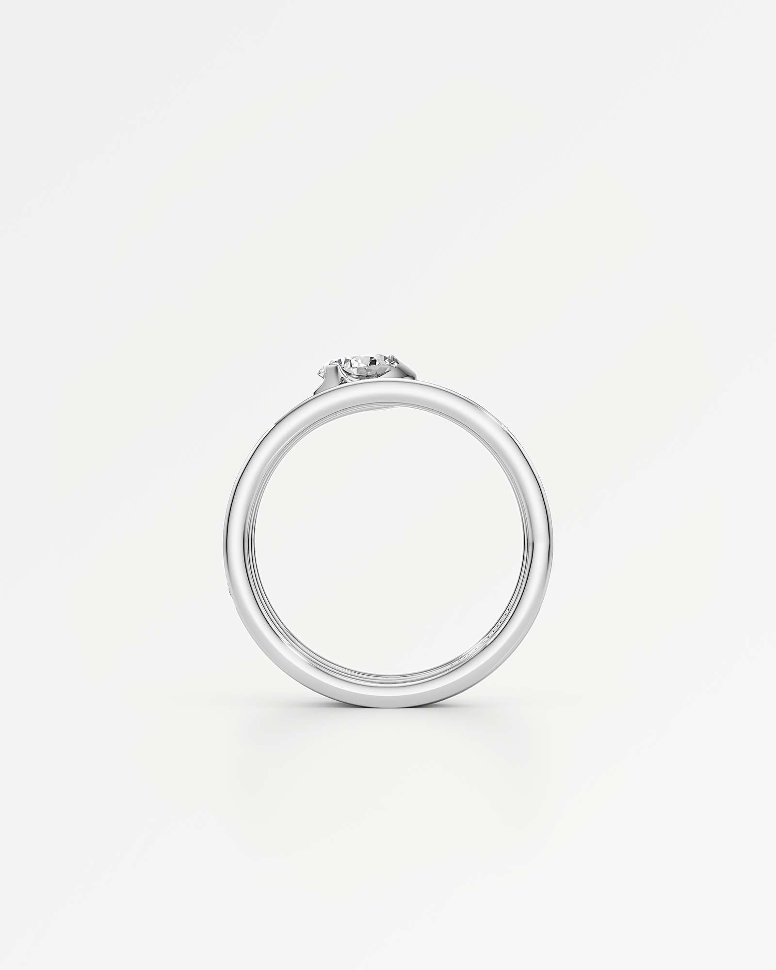 Pinnacle Serrelith Diamond Ring, In 14K White Gold (1.12 ctw)