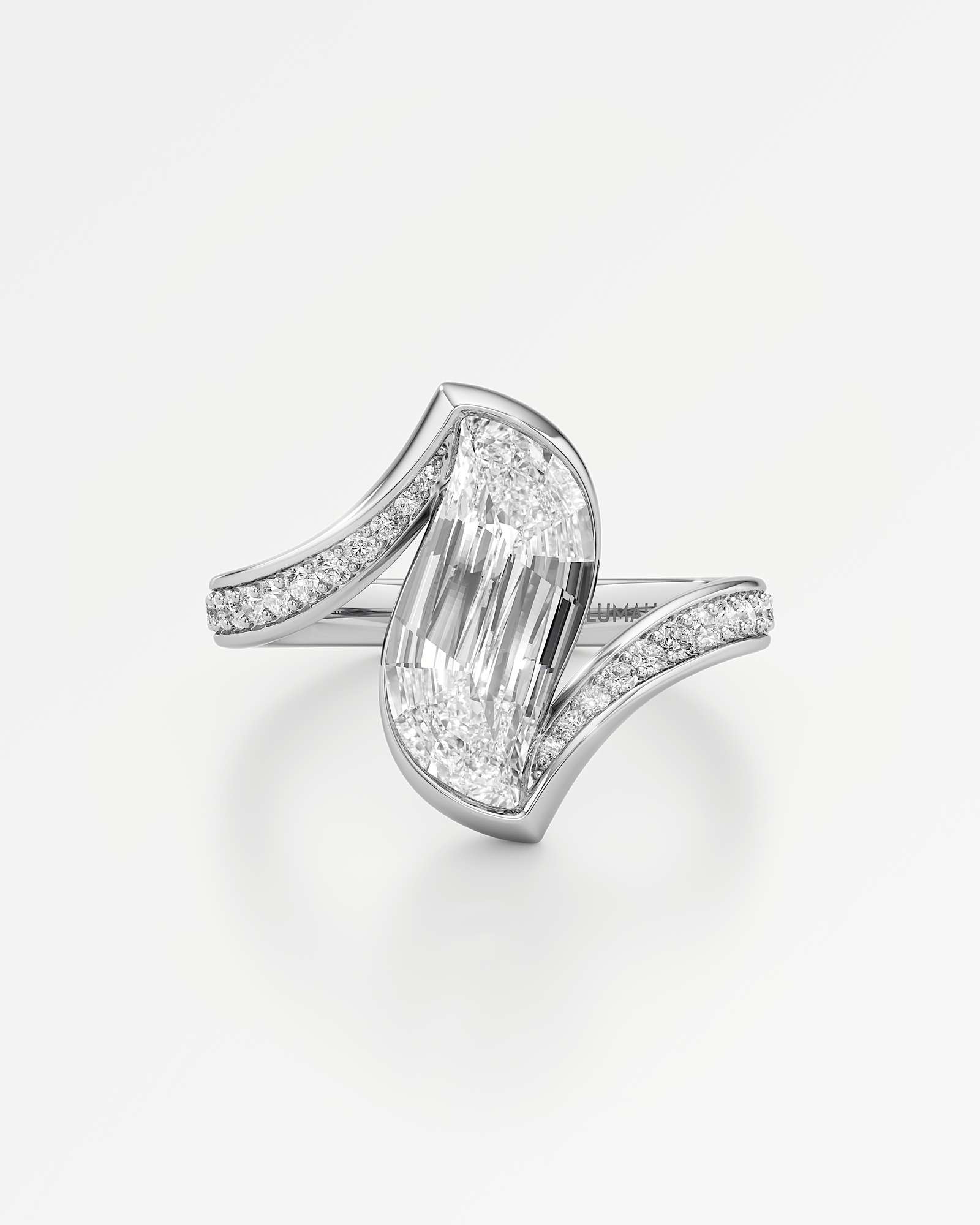 Glimmer Olaine Diamond Ring, In 14K White Gold (2.31 ctw)