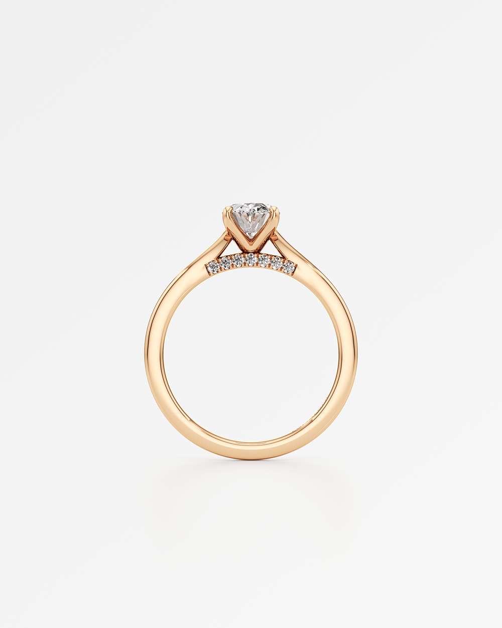 Eleanor Solitaire Diamond Engagement Ring
