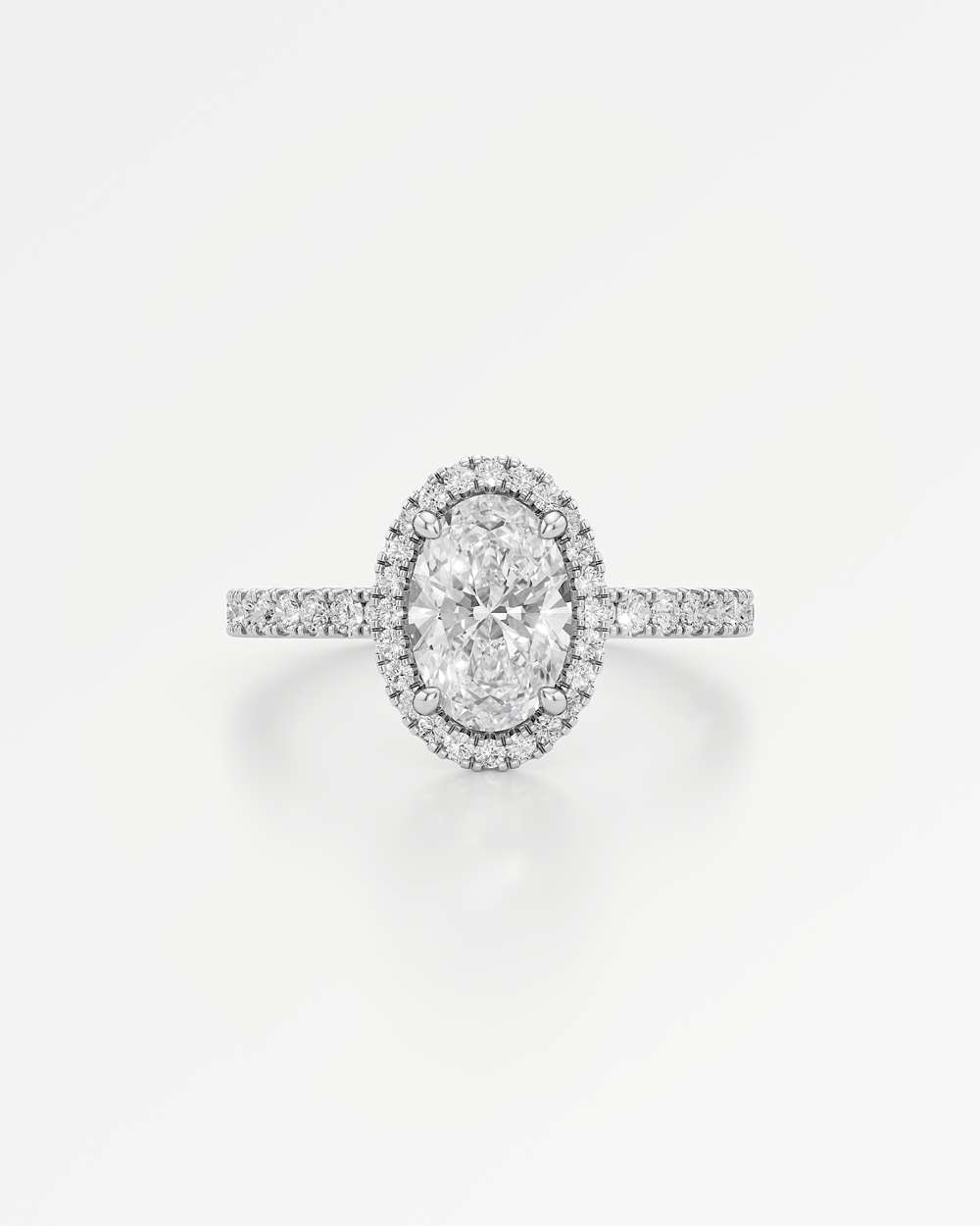 Elsa Halo Diamond Engagement Ring