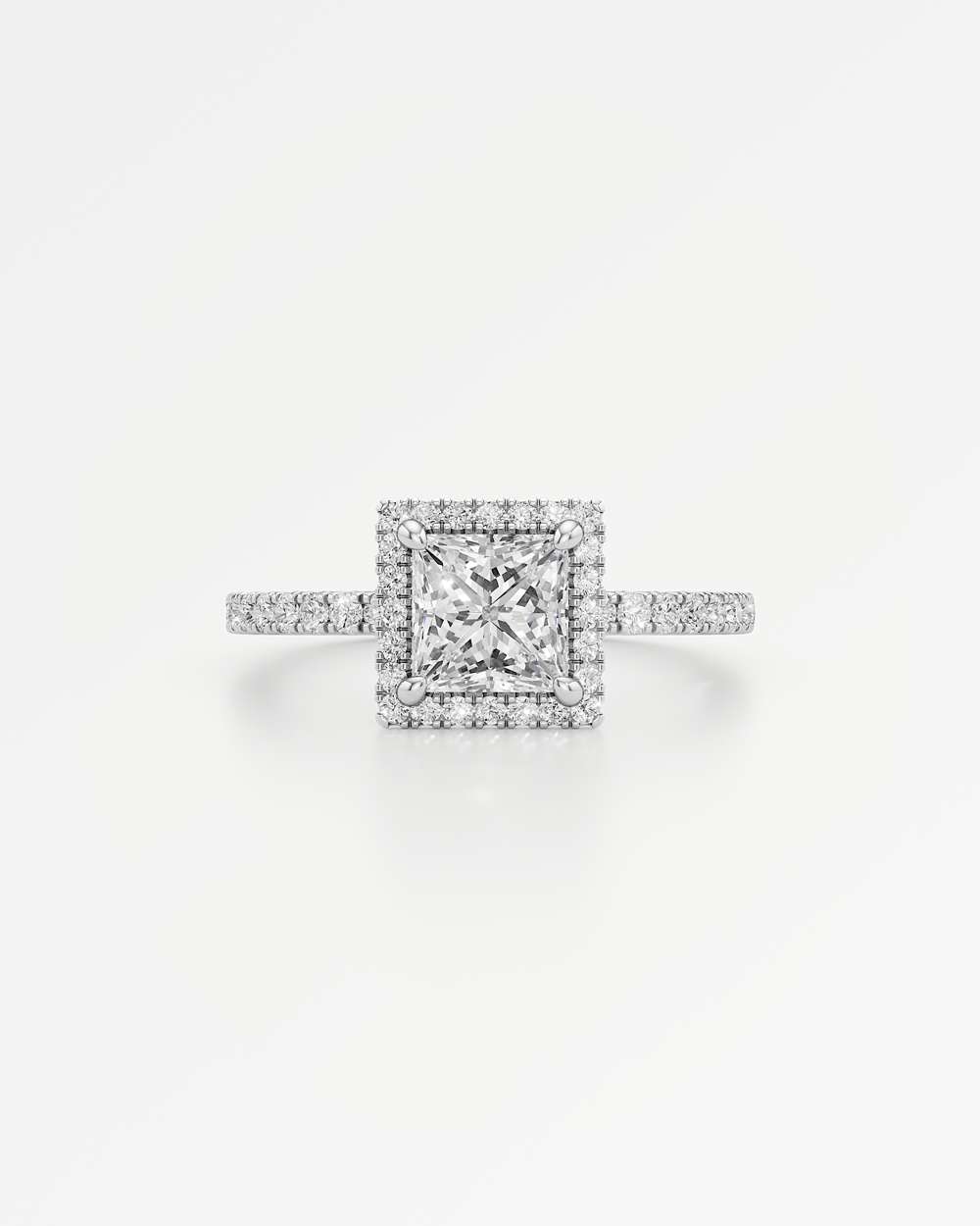Elsa Halo Diamond Engagement Ring
