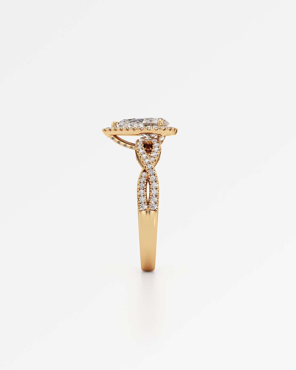 Alessia Halo Diamond Engagement Ring