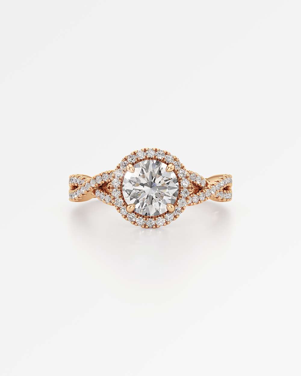 Alessia Halo Diamond Engagement Ring