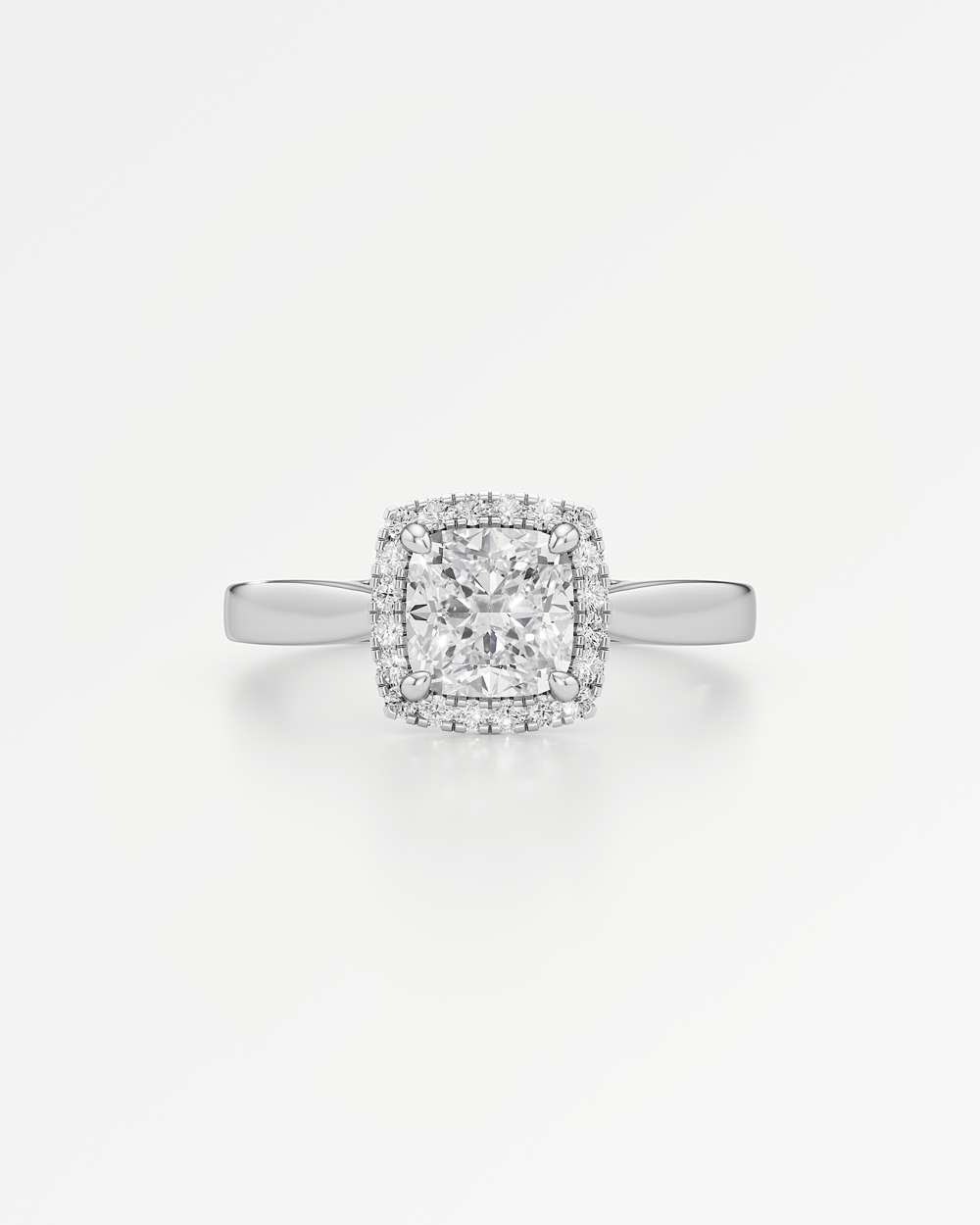 Eleanor Halo Diamond Engagement Ring