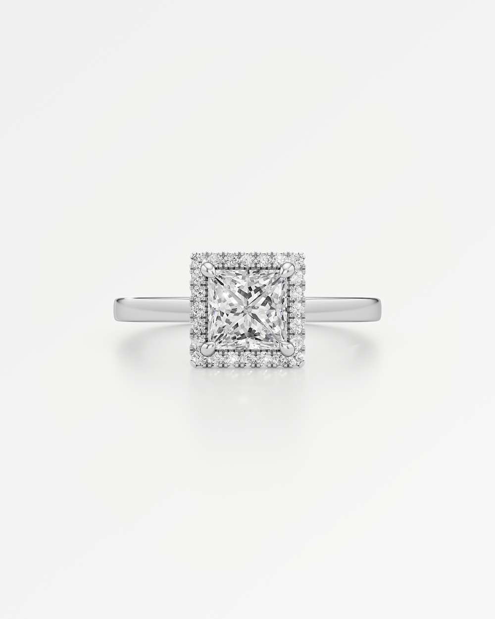 Elin Halo Diamond Engagement Ring
