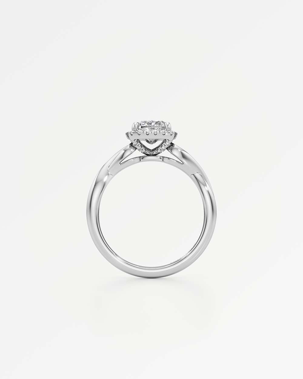 Amelia Halo Diamond Engagement Ring