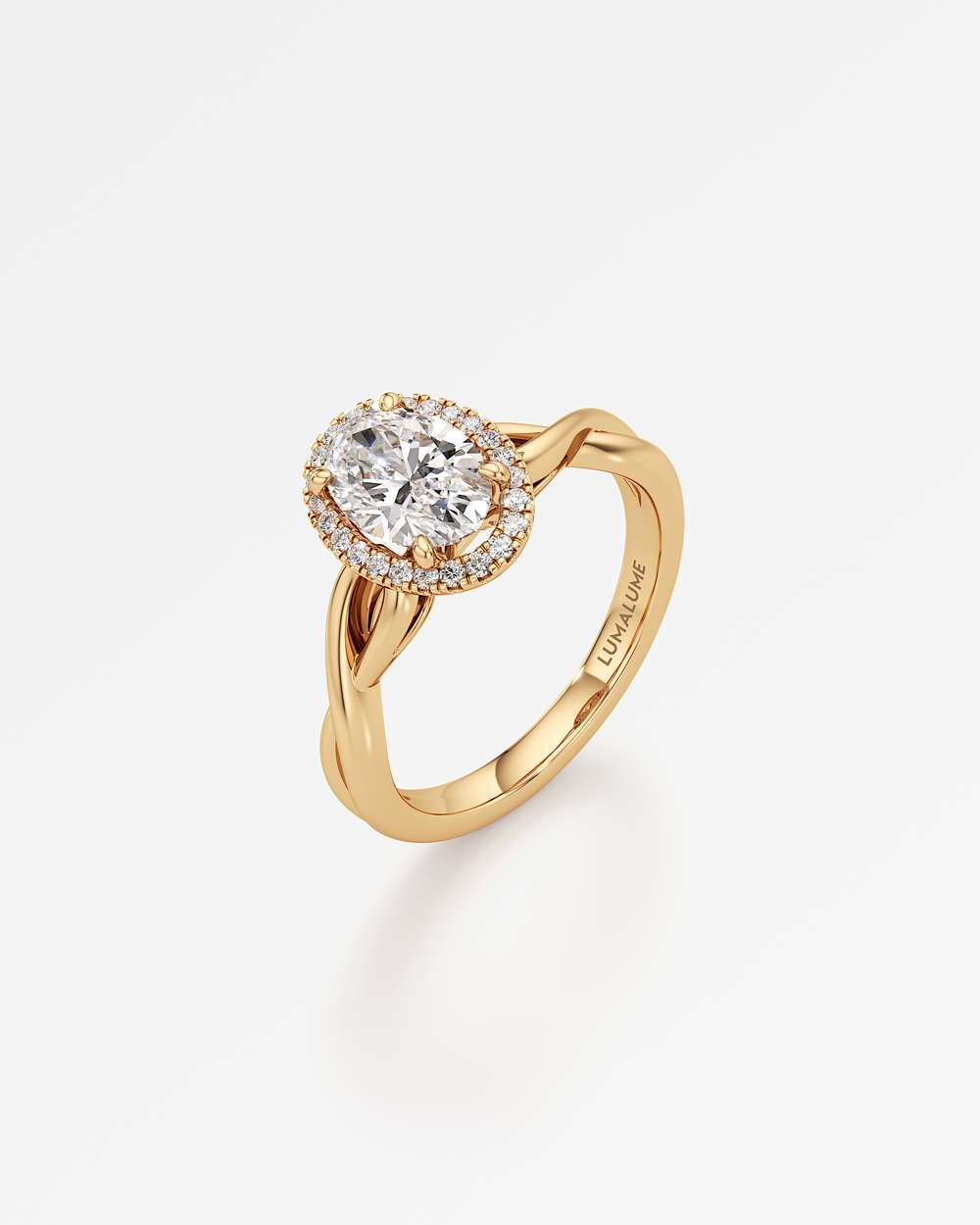 Amelia Halo Diamond Engagement Ring