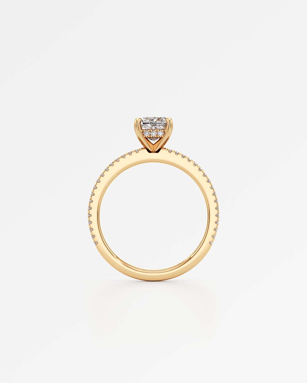 Chiara Hidden Halo Diamond Engagement Ring