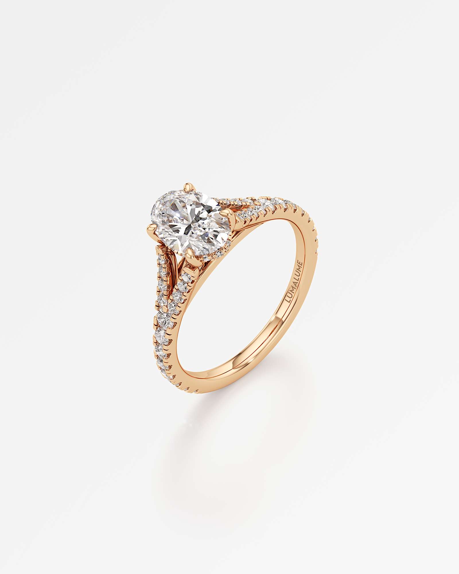 Marisol Hidden Halo Diamond Engagement Ring
