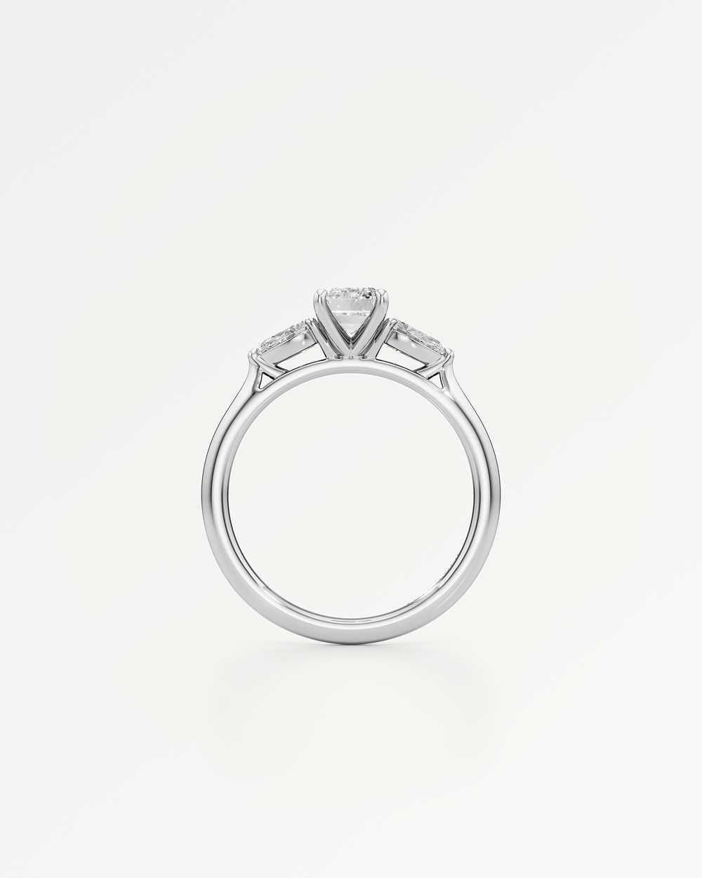 Trinette Solitaire Diamond Engagement Ring