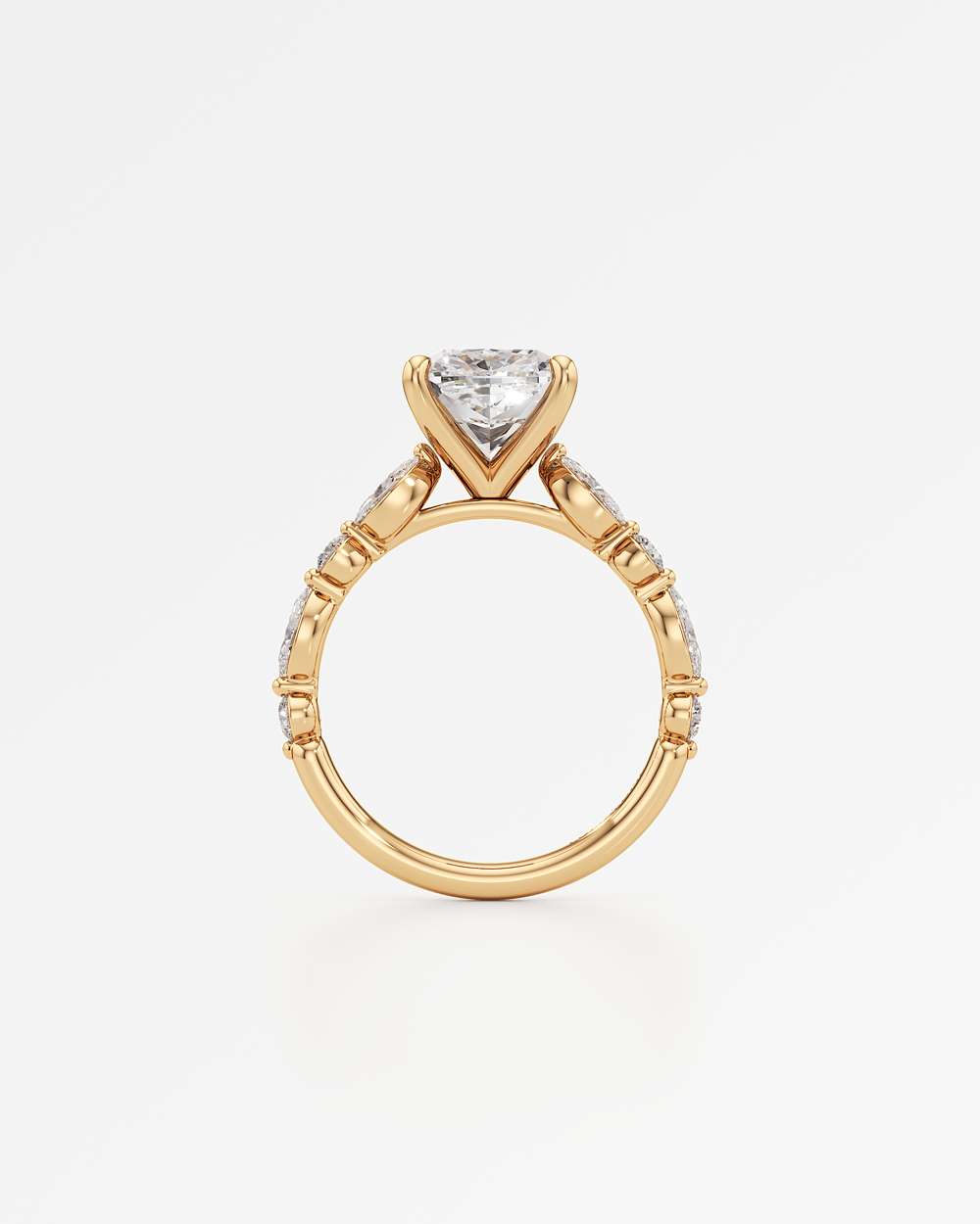 Zolaine Solitaire Diamond Engagement Ring