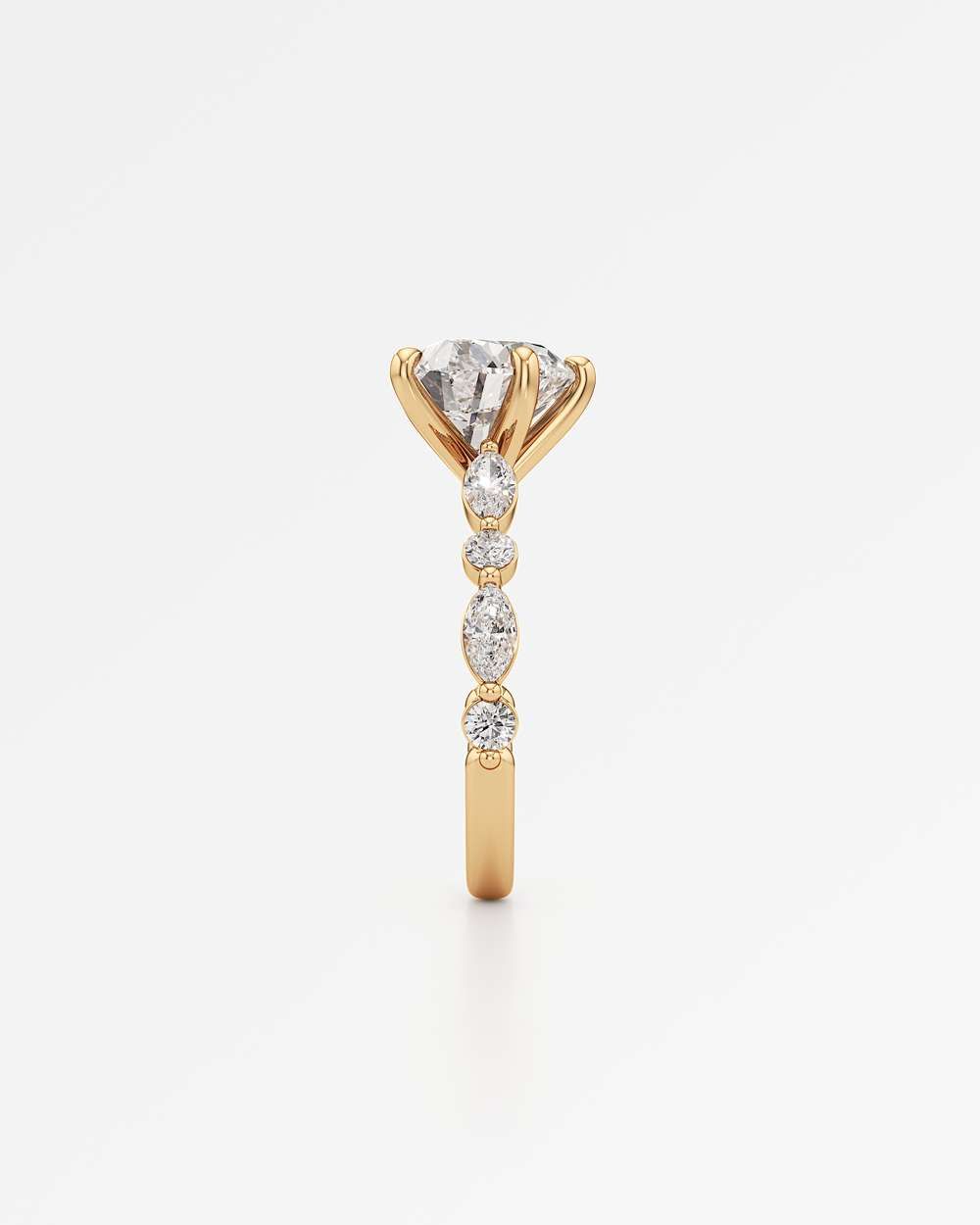 Zolaine Solitaire Diamond Engagement Ring
