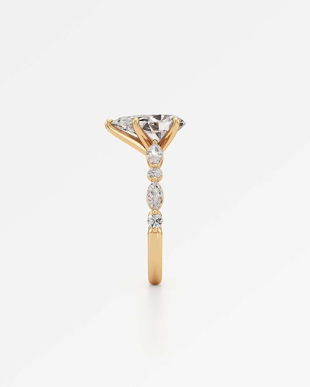 Zolaine Solitaire Diamond Engagement Ring
