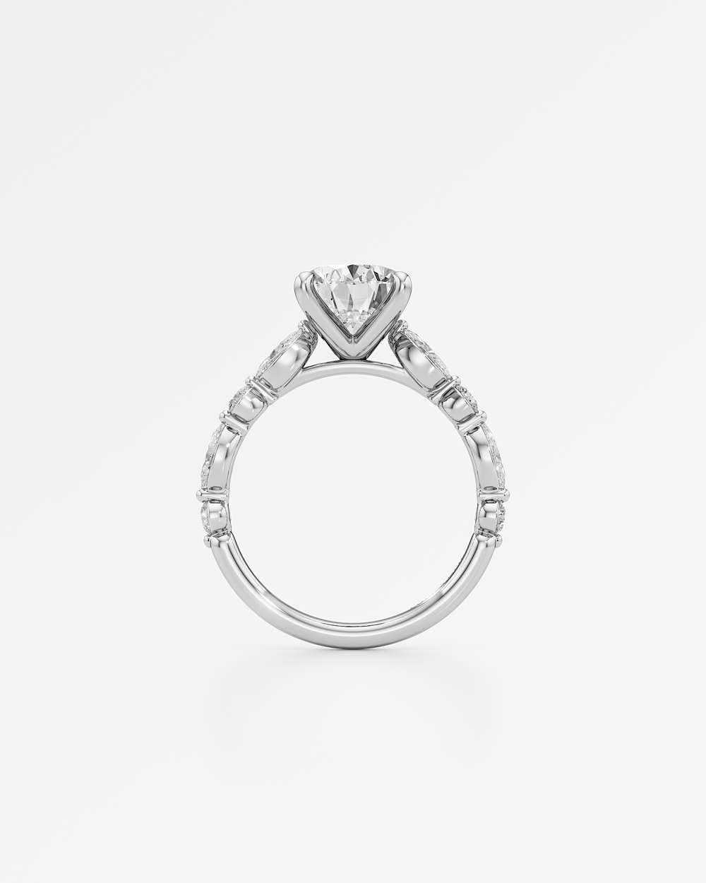 Zolaine Solitaire Diamond Engagement Ring